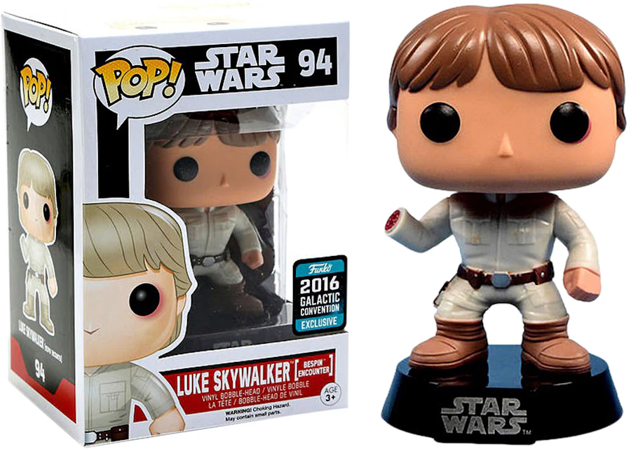 Pop! Star Wars Luke Skywalker Bespin Encounter Galactic Exclusive Bobble-Head #94 -