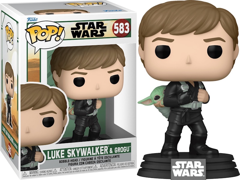 Funko Pop! Star Wars: Luke Skywalker & Grogu Figure #583