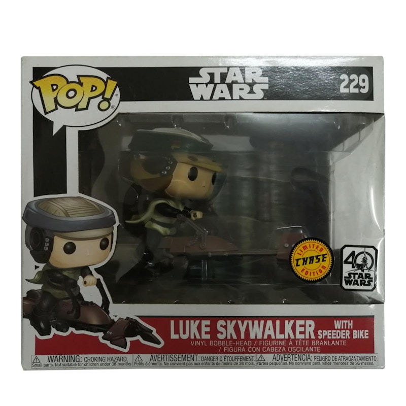 Funko Pop! Star Wars Luke Skywalker with Speeder Bike (Chase