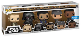 Funko Pop Star Wars - 4 Pack: Luke Skywalker, Chewbacca (Flocked), Darth  Vader, Stormtrooper (Exclusivo Phantom)