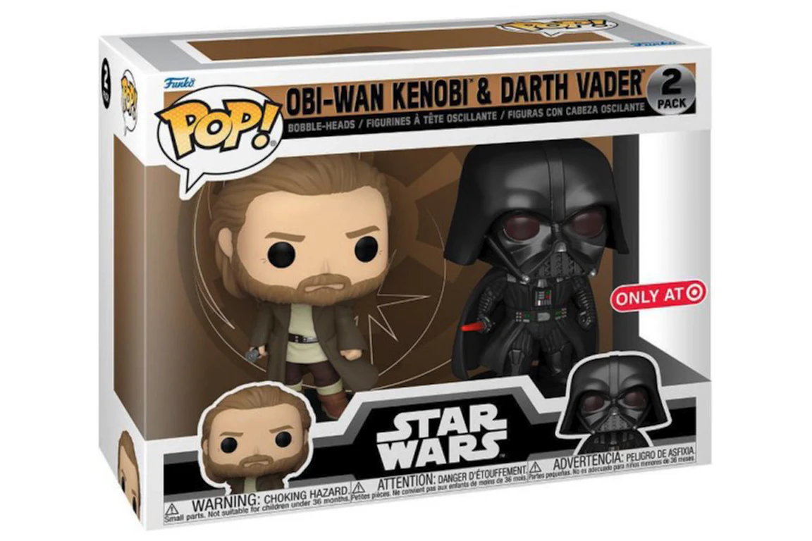 Funko Pop! Star Wars Obi-Wan Kenobi & Darth Vader Target Exclusive 2-Pack