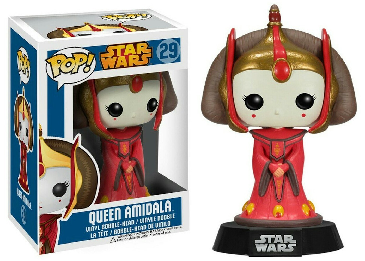 Funko Pop! Star Wars Padme Amidala (Queen) Bobble-Head Figure #297.css-7ouhme{font-family:var(--chakra-fonts-suisseIntlMedium);font-weight:500;line-height:var(--chakra-lineHeights-xl);min-height:0vw;font-size:var(--chakra-fontSizes-md);display:block;color:var(--chakra-colors-neutral-500);margin-top:var(--chakra-space-1);}@media screen and (min-width: 62em){.css-7ouhme{font-size:var(--chakra-fontSizes-lg);}}