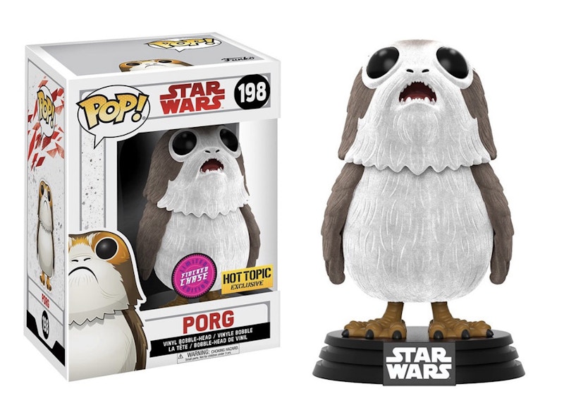 Funko Pop! Star Wars Porg (Flocked) Chase Hot Topic Exclusive