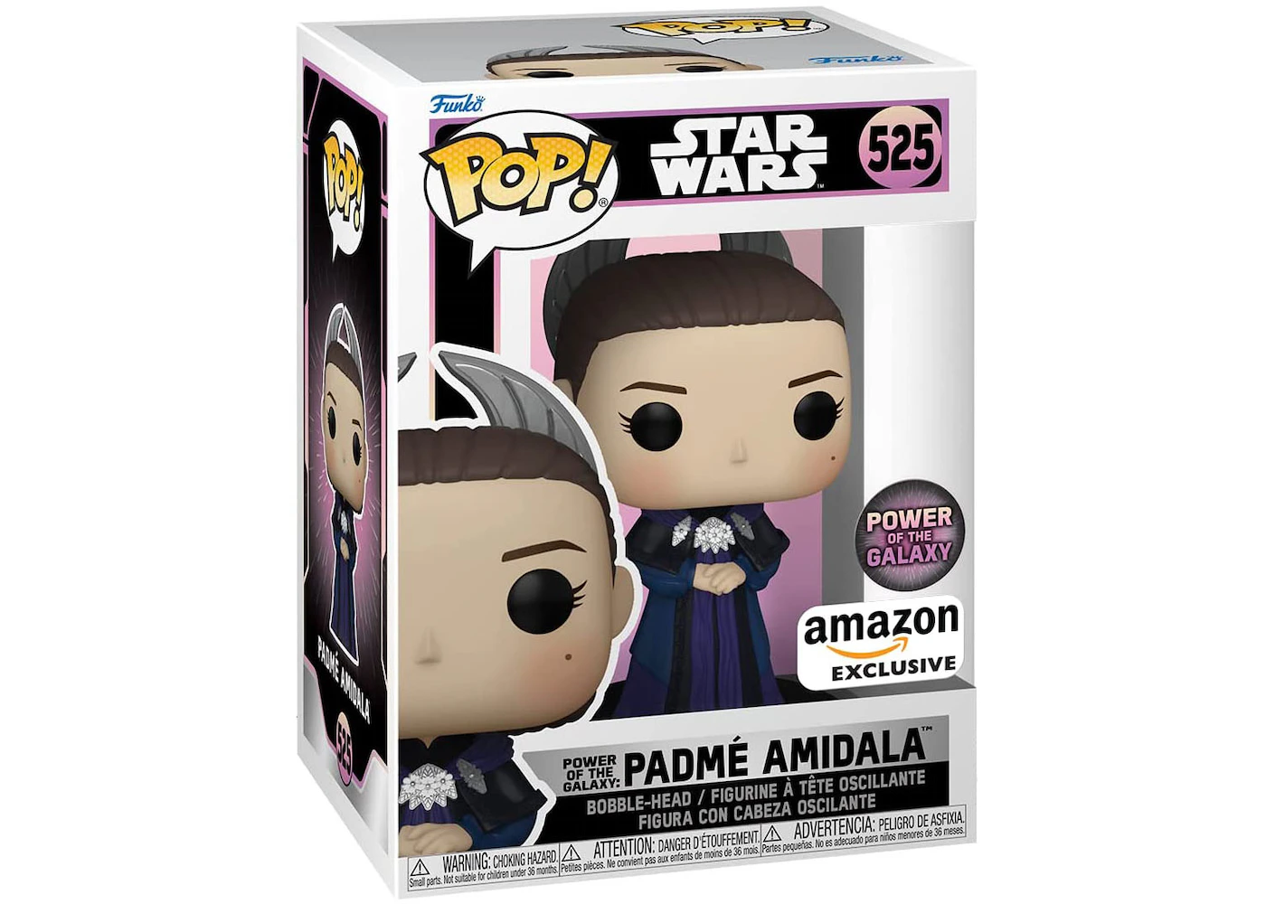 Funko Pop! Star Wars of the Galaxy: Padme Amidala of the Galaxy Exclusive Figure #525 - ES