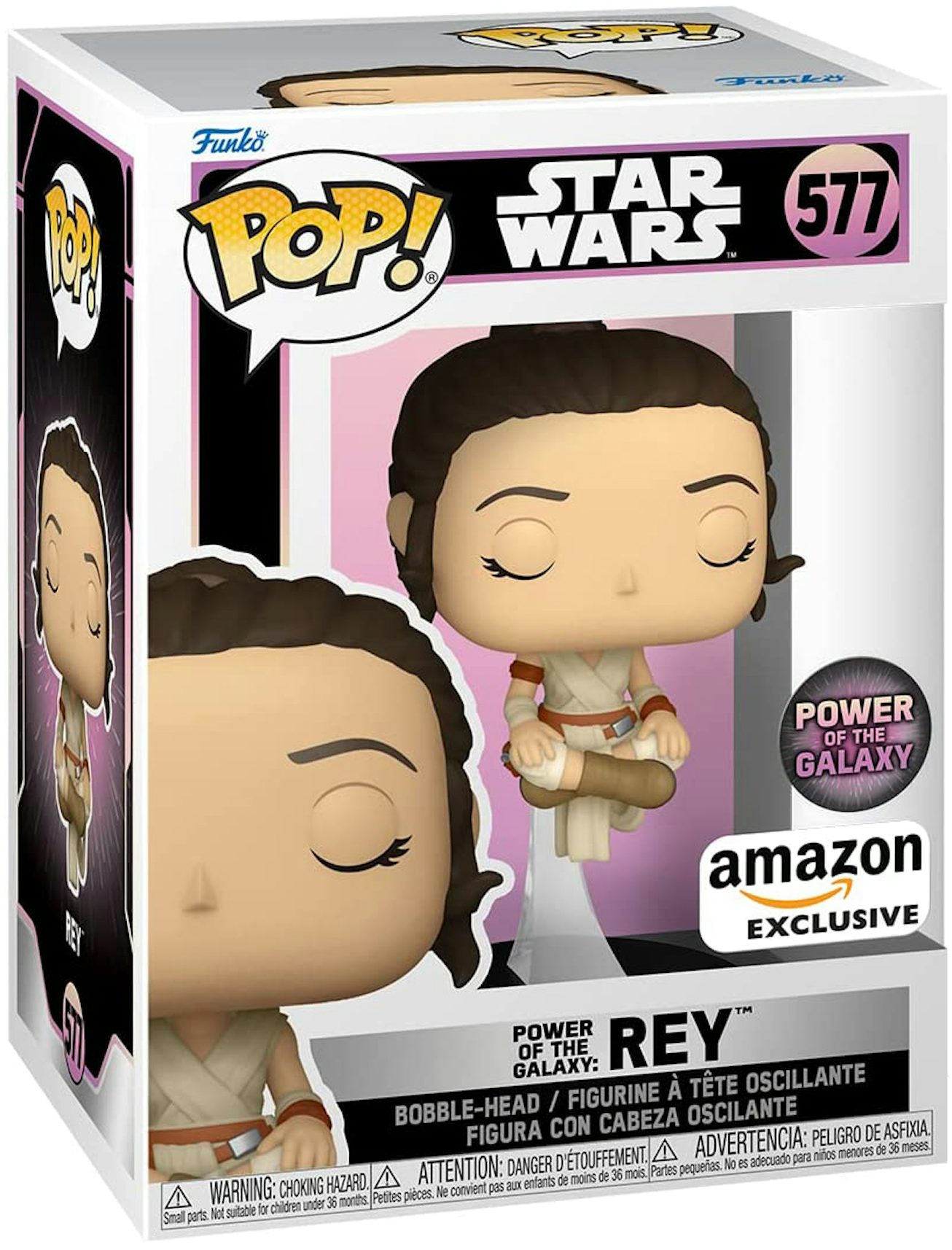 Funko Pop! Star Wars Power of the Galaxy: Rey Power of the Galaxy   Exclusive Figure #577 - US