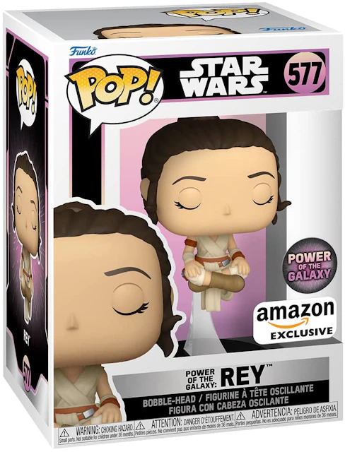 Funko Star Wars Power of the Galaxy: Rey Power of the Galaxy Amazon Figure #577 - US
