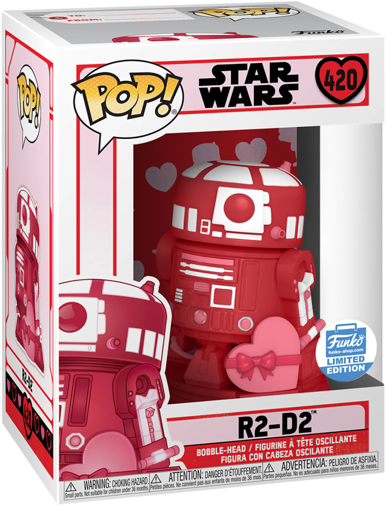Funko Pop Star Wars - R2-D2 San Valentín – Gettoshopmx