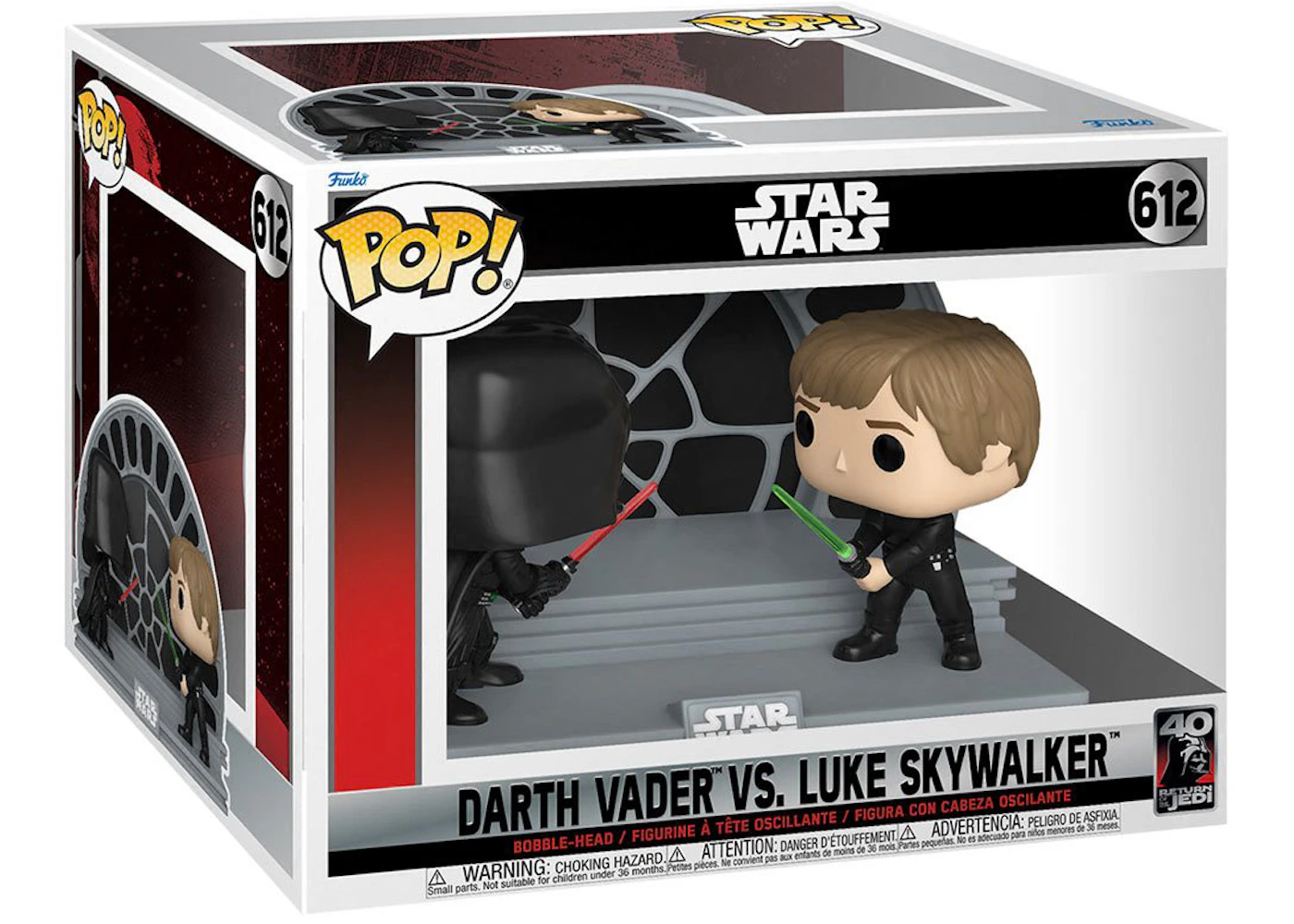 Funko Pop! Star Wars ROTJ 40th Anniversary Darth Vader Luke