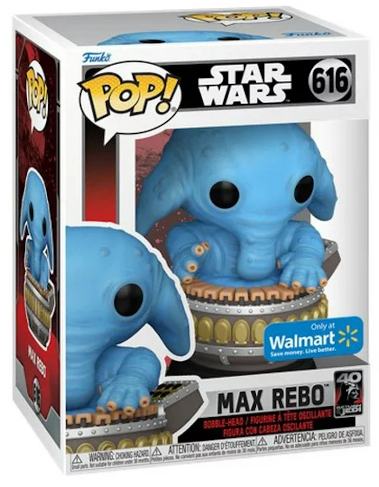 Funko Pop! Star Wars ROTJ 40th Anniversary Max Rebo Walmart Exclusive  Figure #616 - US