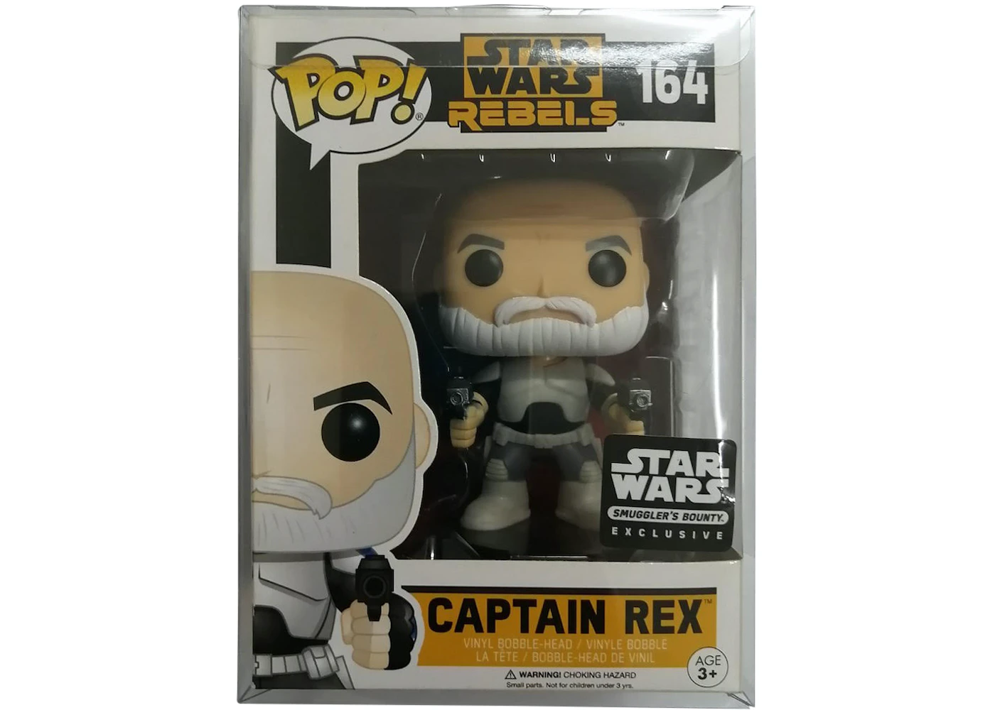 zak Beraadslagen Geschikt Funko Pop! Star Wars Rebels Captain Rex Smugglers Bounty Exclusive  Bobble-Head Figure #164 - US