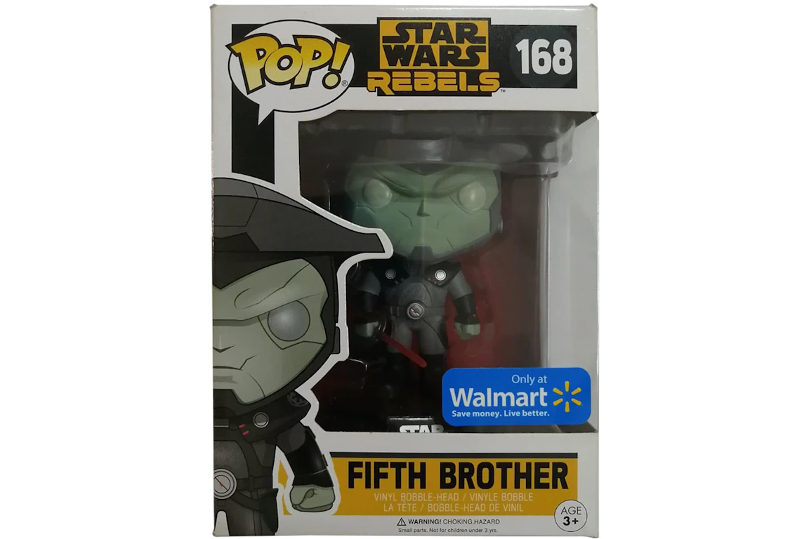 Funko Pop! Star Wars Rebels Fifth Brother Walmart Exclusive Bobble-Head Figure #168