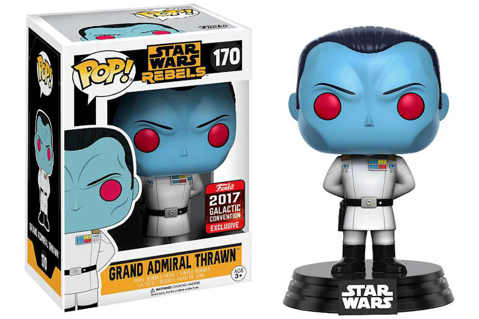 Funko Pop! Star Wars Rebels Grand Admiral Thrawn 2017 Galactic Convention Exclusive Figure #170
