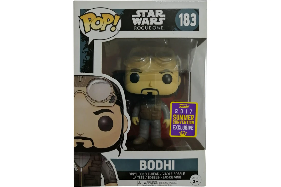 Funko Pop! Star Wars Rogue One Bodhi Summer Convention Bobble-Head Figure #183