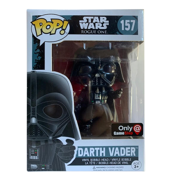 Funko Pop! Star Wars Rogue One Darth Vader Game Stop Exclusive