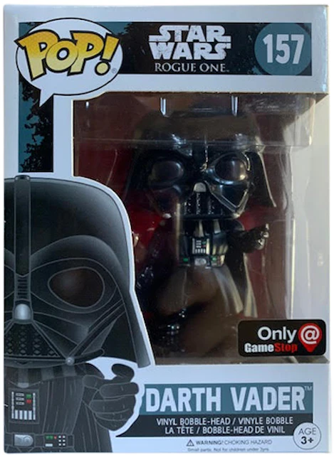 Funko Pop! Star Wars Rogue One Darth Vader Stop Exclusive Bobble-Head Figure #157 - US