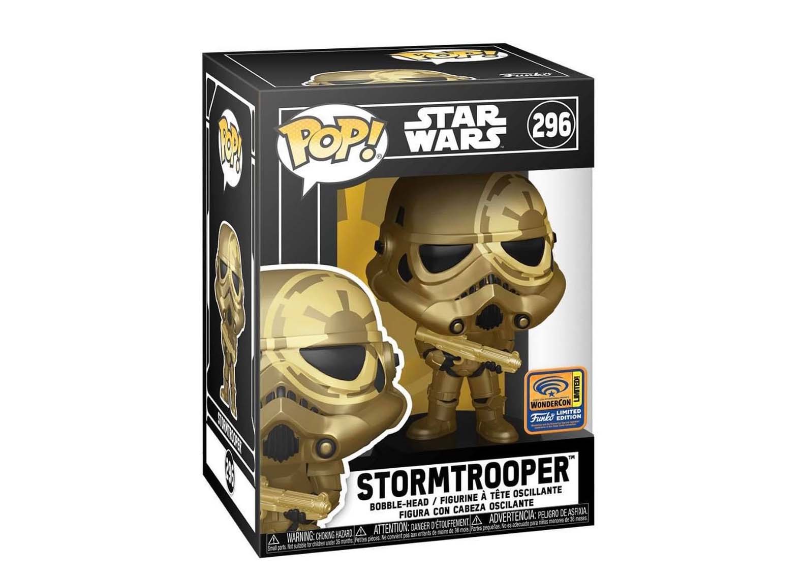 Funko Pop! Star Wars Stormtrooper WonderCon Exclusive Figure #296