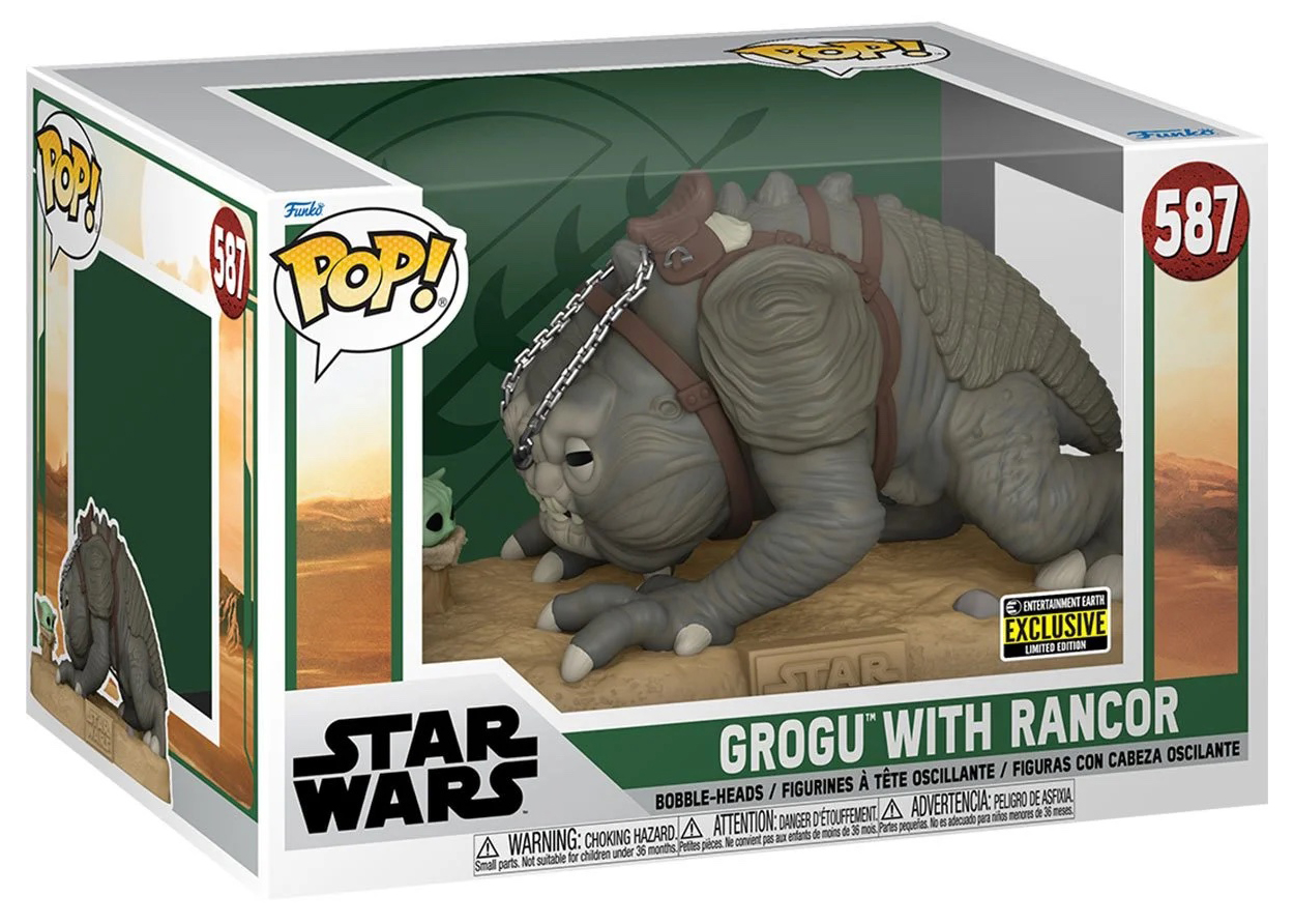 Funko Pop! Star Wars The Book of Boba Fett Grogu with Rancor