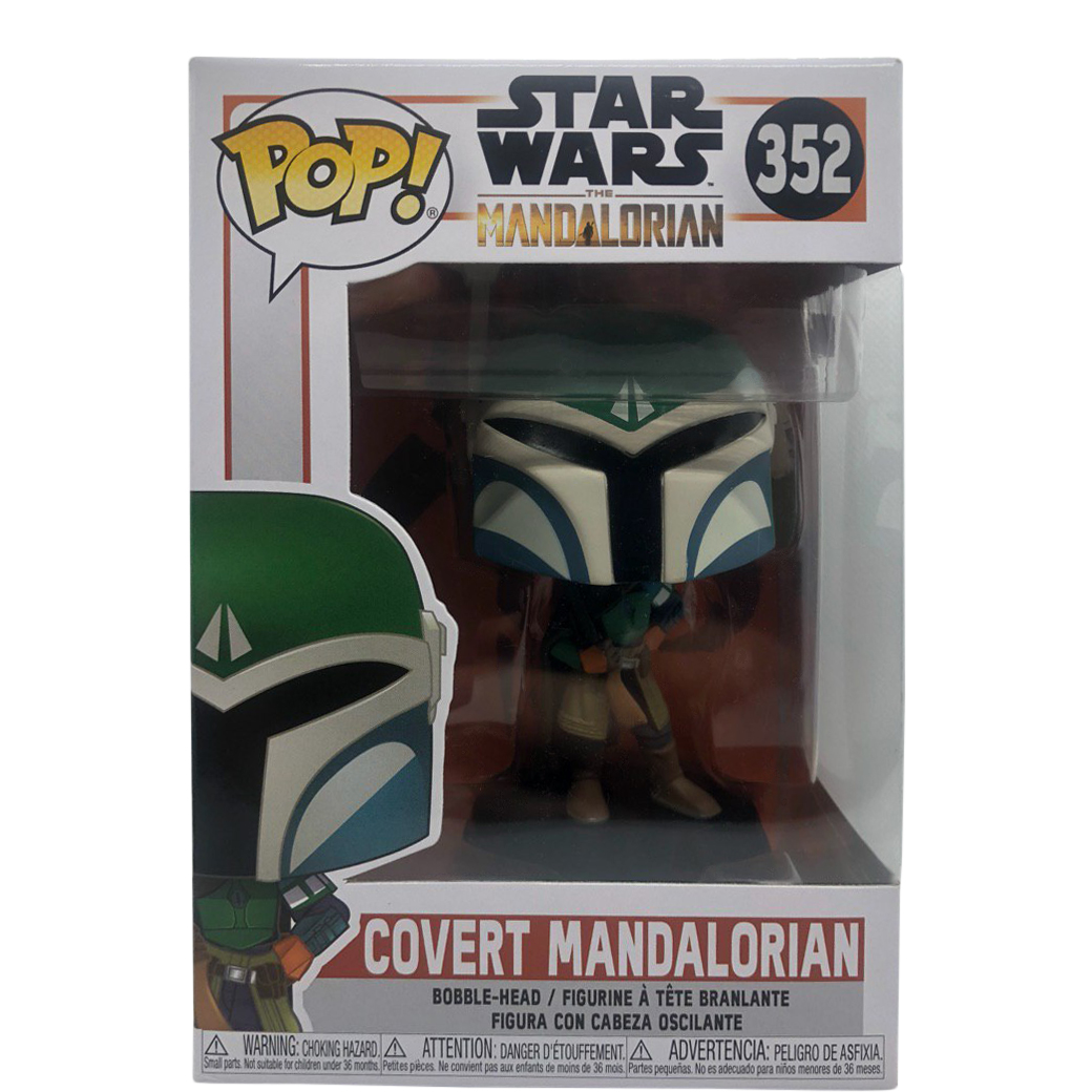 The Mandalorian Covert Mandalorian Pop #352 *IN STOCK* Star Wars 