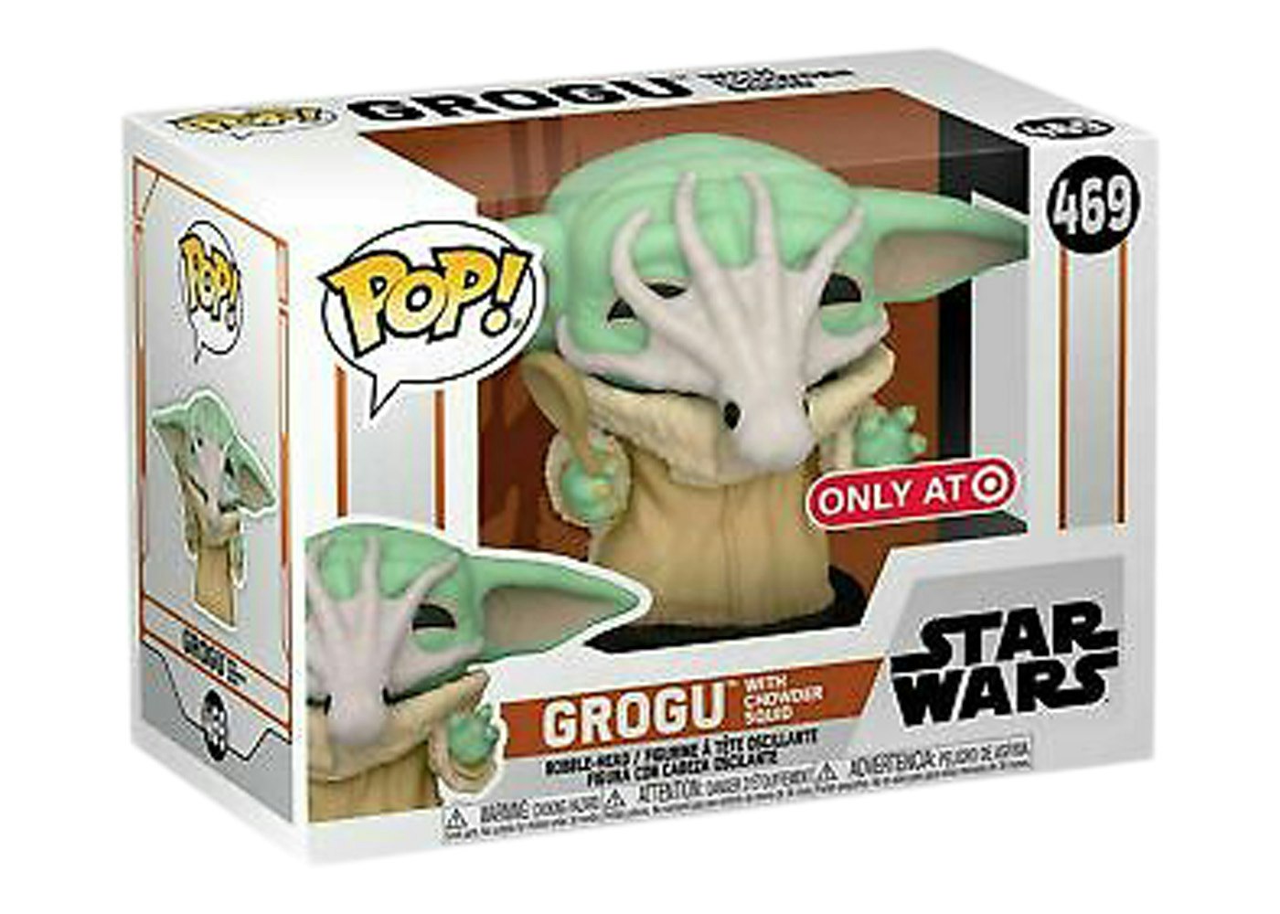 Funko Pop! Star Wars The Mandalorian Grogu with Soup Creature Target  Exclusive Figure #469 US
