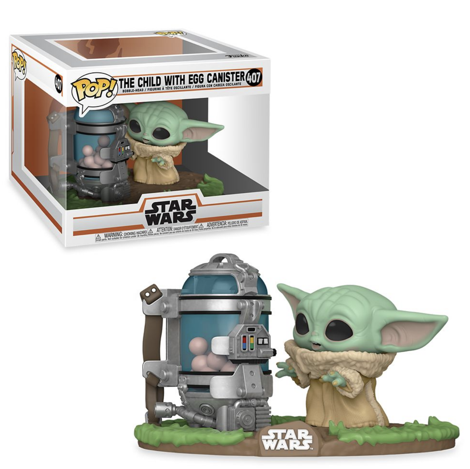 Details about   Funko Pop Star Wars The Mandalorian The Child Baby Yoda With Egg Canister 407 