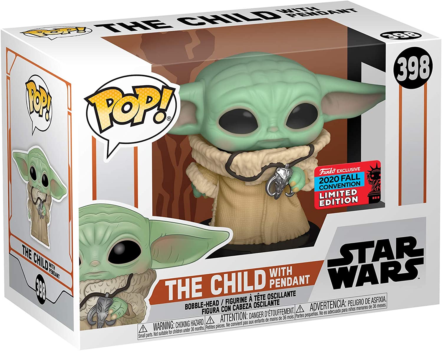 Funko Pop! Star Wars The Mandalorian The Child (with Pendant) Fall