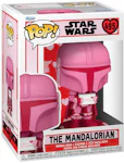 Funko Pop! Star Wars #498 - Exclusivo Valentine The Mandalorian con Grogu  con estuche acrílico gratis