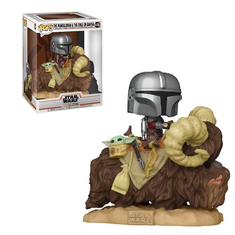 Funko Pop! Star Wars The Mandalorian and The Child on Bantha 