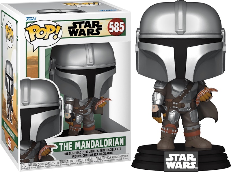 Funko Pop! Star Wars: The Mandalorian with Pouch Figure #585