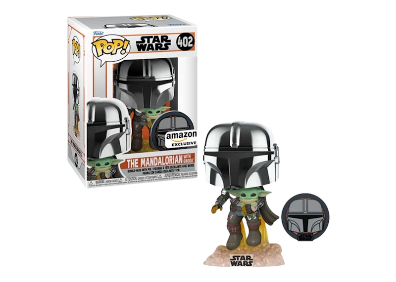 Funko Pop! Star Wars The Mandalorian with The Child Amazon