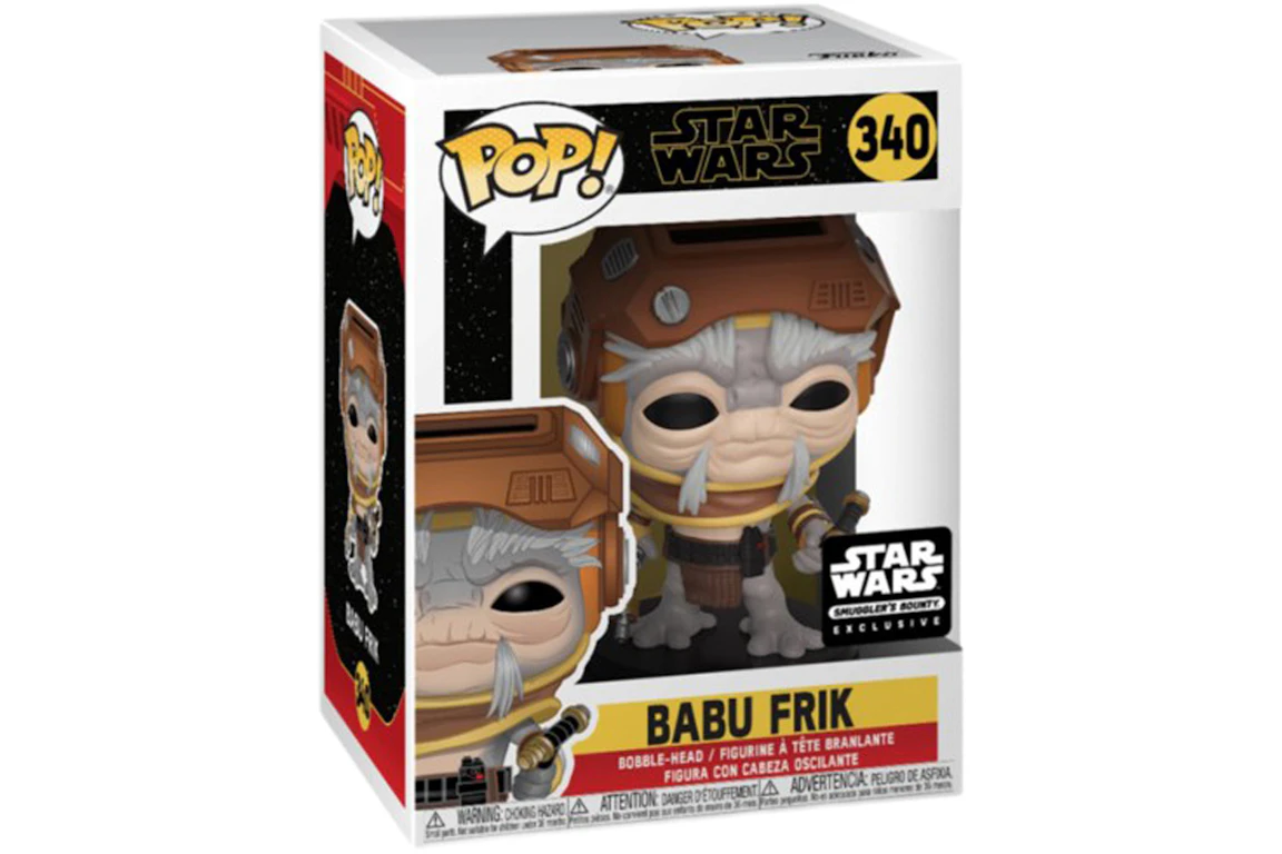 Funko Pop! Star Wars The Rise of Skywalker Babu Frik Smuggler's Bounty Exclusive Figure #340