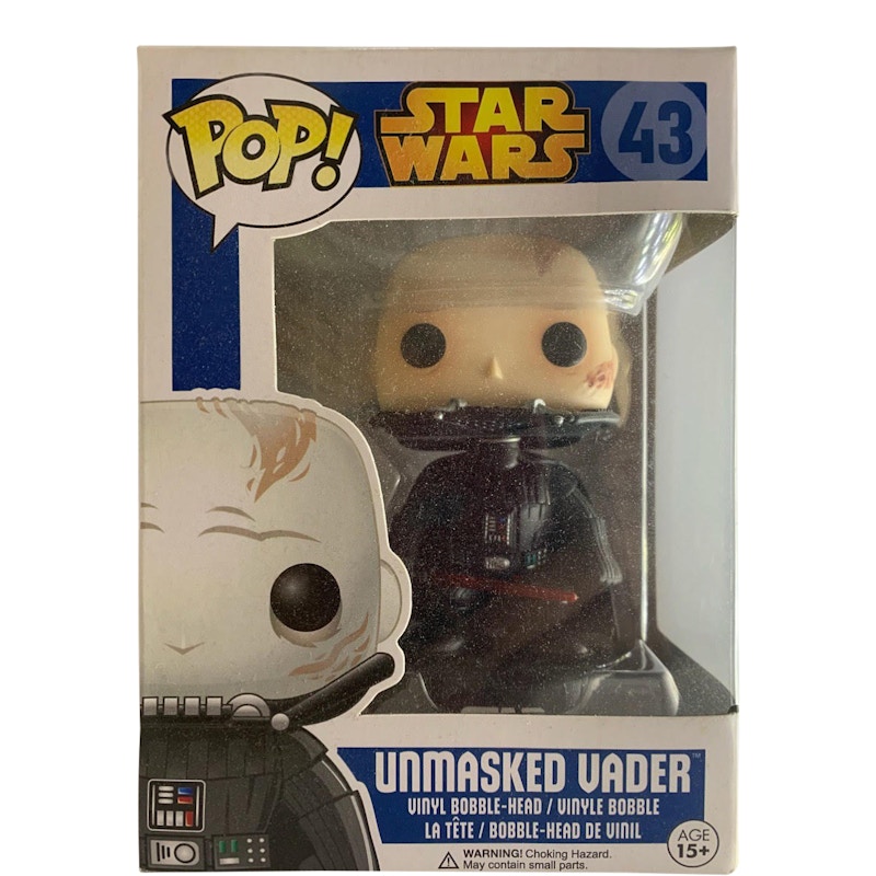 Unmasked vader hot sale funko pop