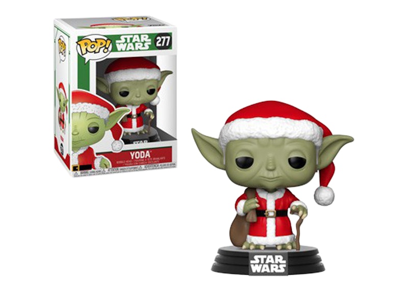 Funko Pop! Star Wars Yoda Holiday Santa BobbleHead 277 ES