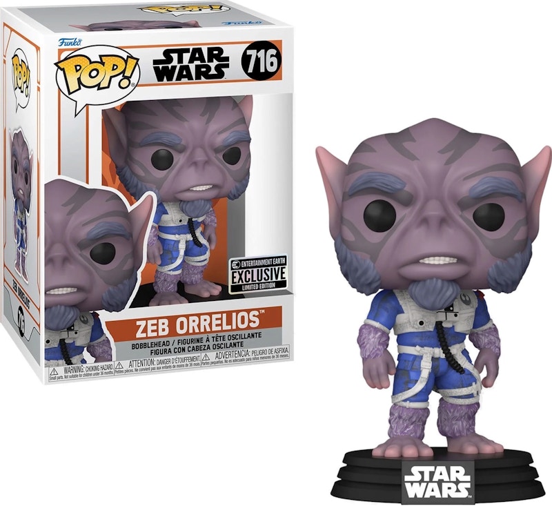 Funko Pop! Star Wars Zeb Orrelios (Entertainment Earth) Figure #716