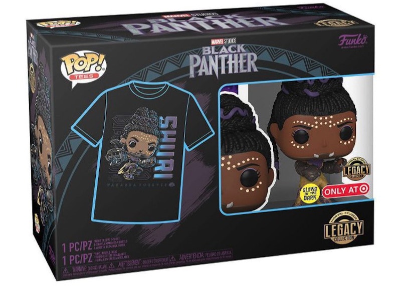 Funko Pop! Tees Marvel Studios Black Panther Shrui Legacy