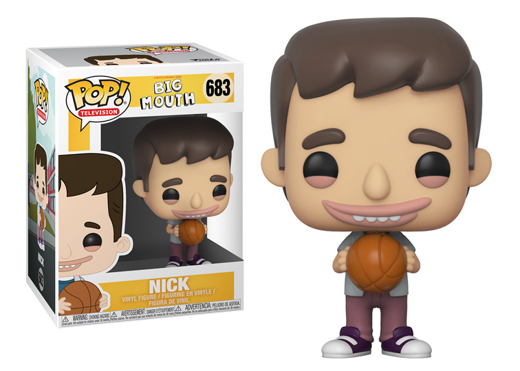 Includes POP Protector #683 Nick Big Mouth Funko POP 