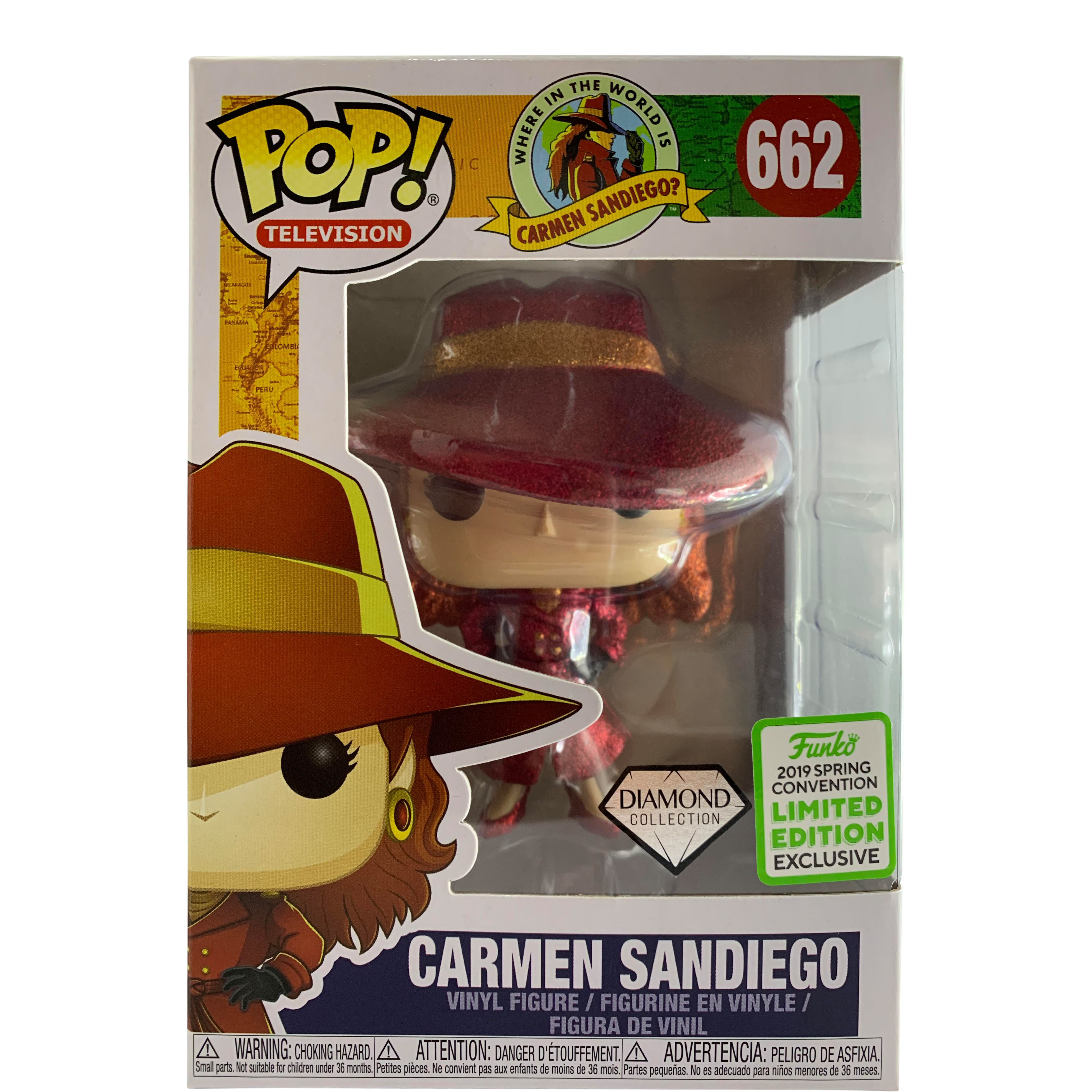 Carmen Sandiego Carmen Sandiego Vinyl Figure Funko Pop Tv 