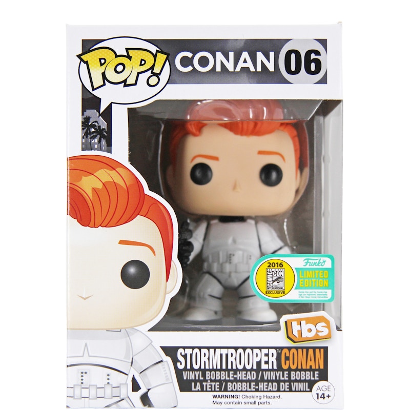 Funko Pop! Television Conan O'Brien (as Stormtrooper) SDCC Figure