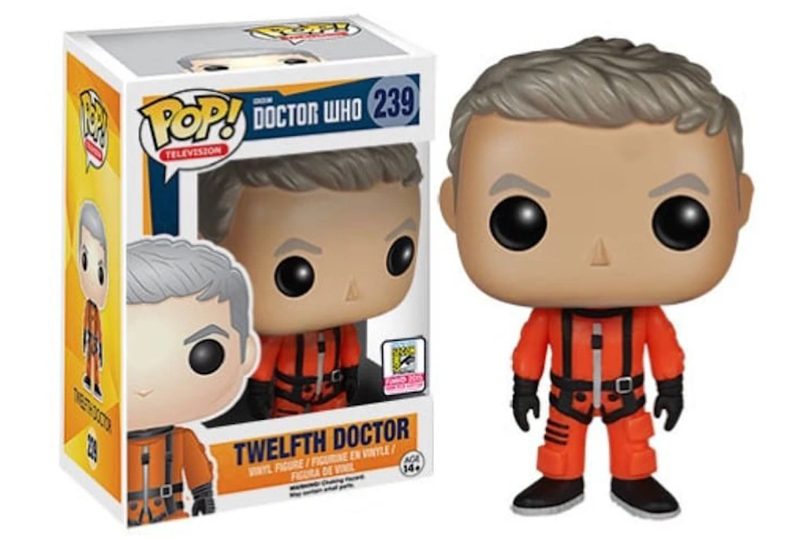 Funko Pop! Television Doctor Who 12th Doctor (Orange Spacesuit) SDCC Figure #239