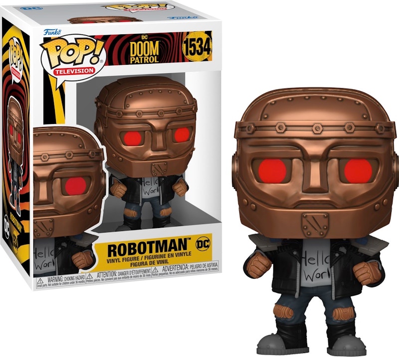 Funko Pop! Television: Doom Patrol Robotman Figure #1534