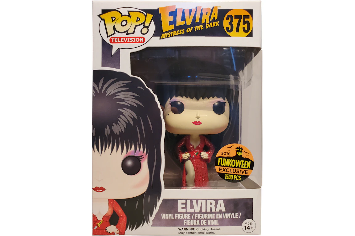 Funko Pop! Television Elvira Mistress of the Dark (Red) Funkoween Exclusive Figure #375