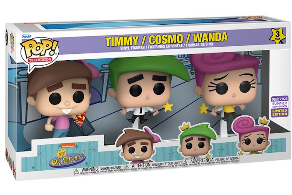 Funko Pop! Television Fairly Oddparents 2023 Summer Convention Limited  Edition 3-Pack - US