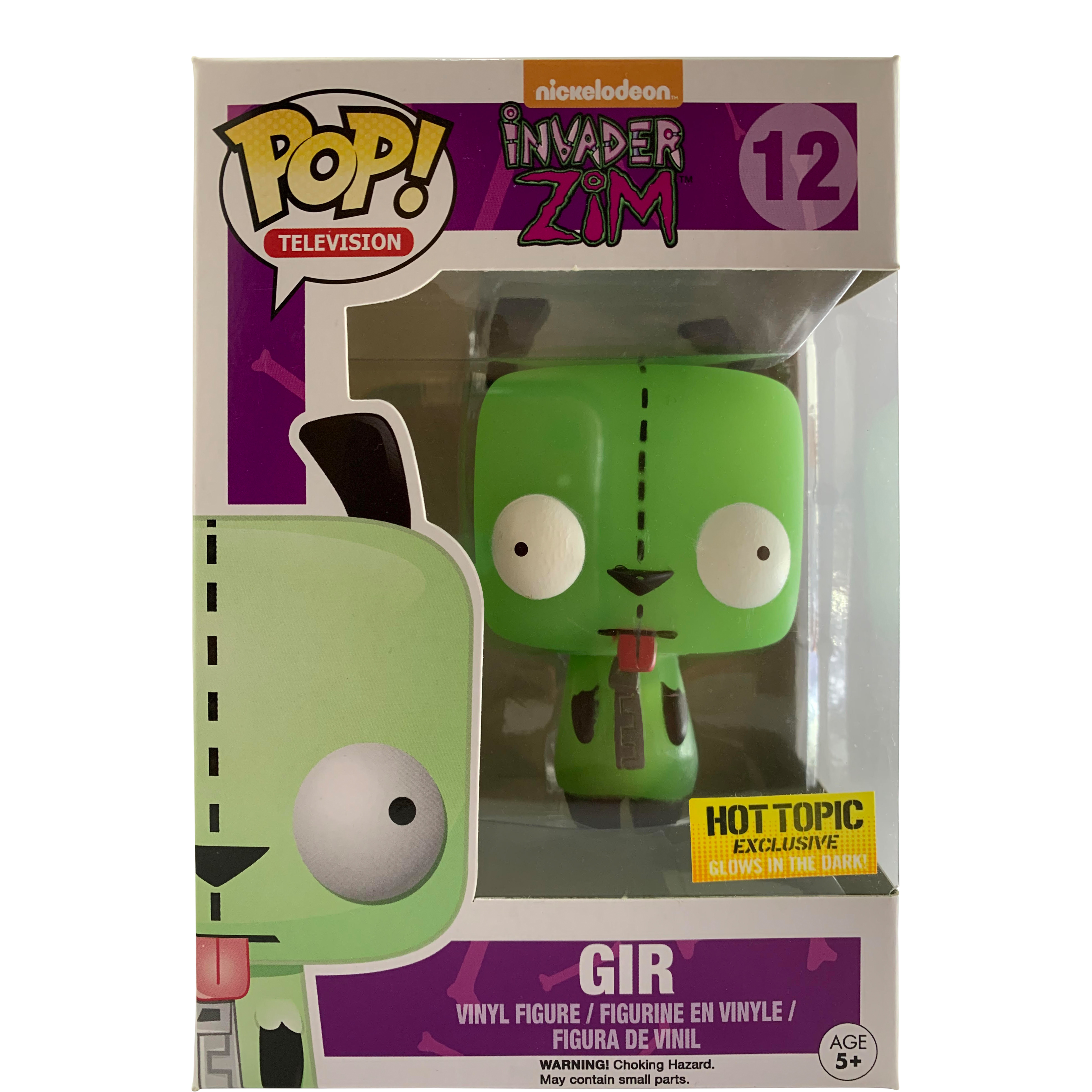 Funko Pop! Television Invader Zim GIR Hot Topic Exclusive Figure #12