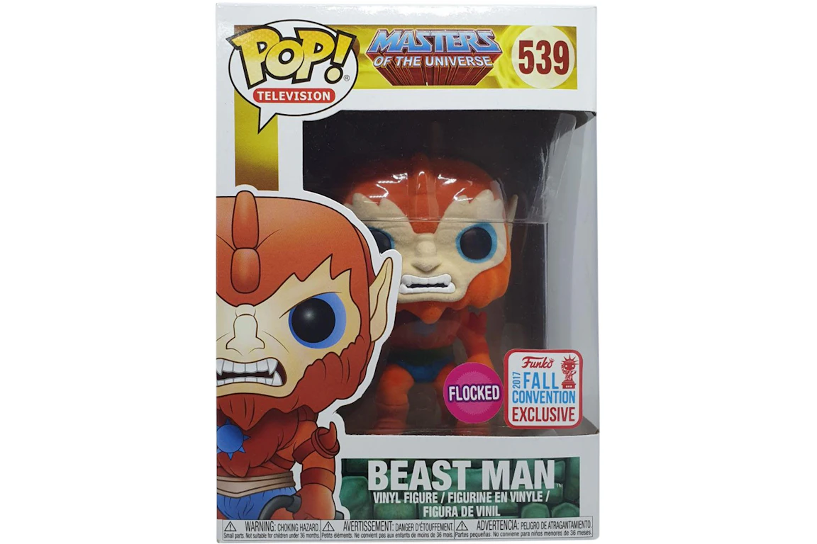 Funko Pop! Television Masters of the Universe Beast Man (Flocked) Fall Convention Figure #539