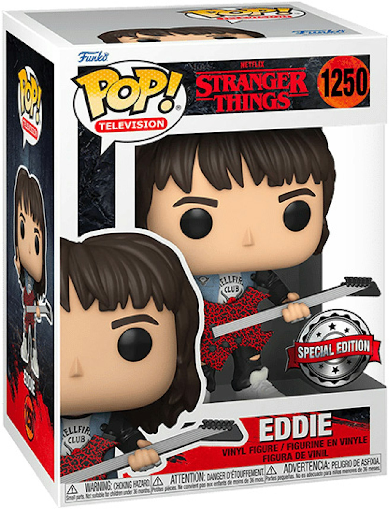 Funko Pop! Netflix Stranger Things Eddie Figure #1250 - US