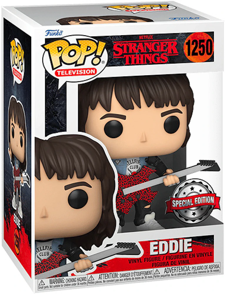 Stranger Things - Funko Pop 1250 Eddie with Guitar Special Edition
