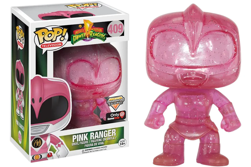 Funko Pop! Television Power Rangers Mighty Morphin Pink Ranger Morphing GameStop Exclusive Figure #409