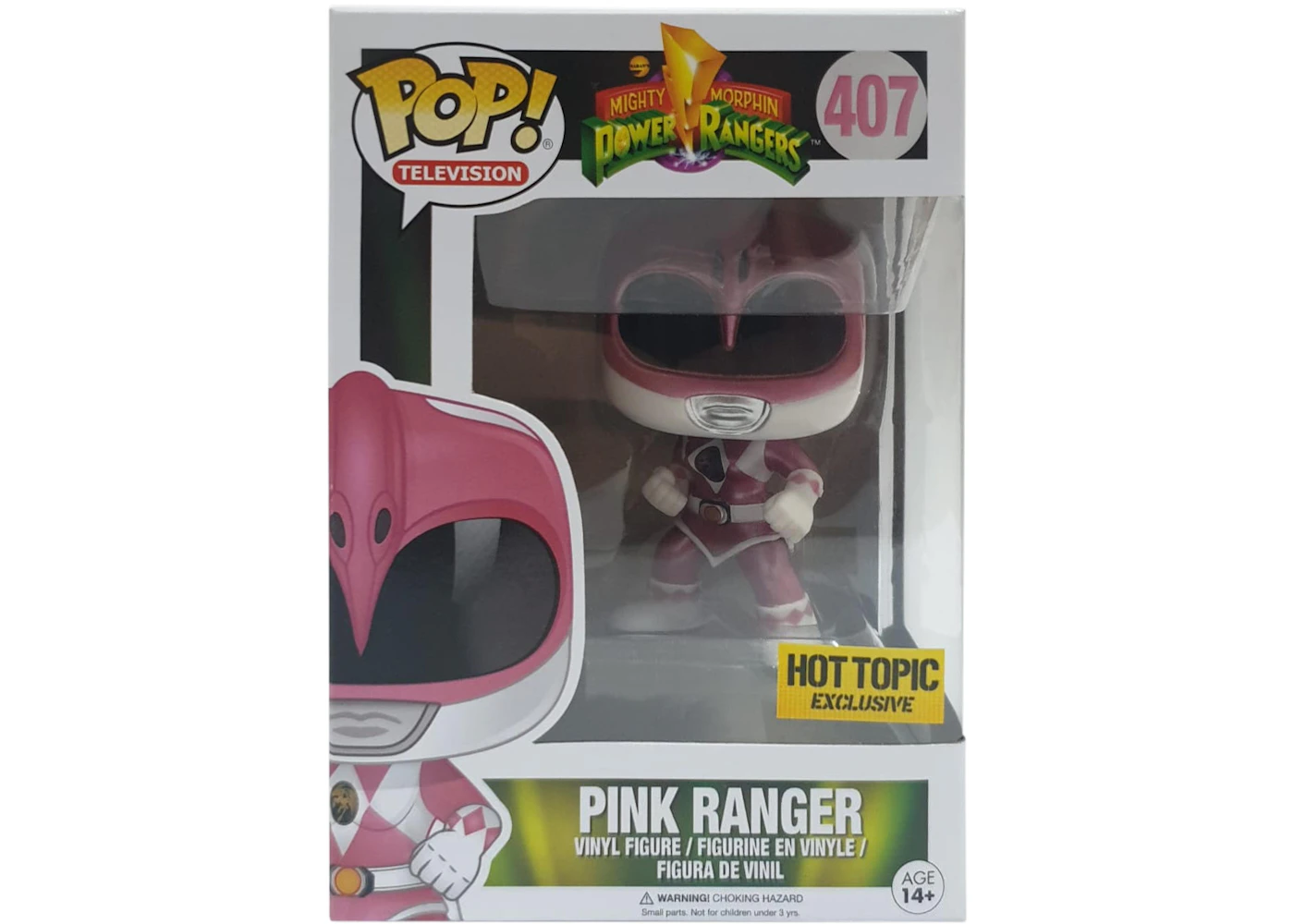 Funko Pop! Television Power Rangers Pink Ranger Hot Topic Exclusive ...