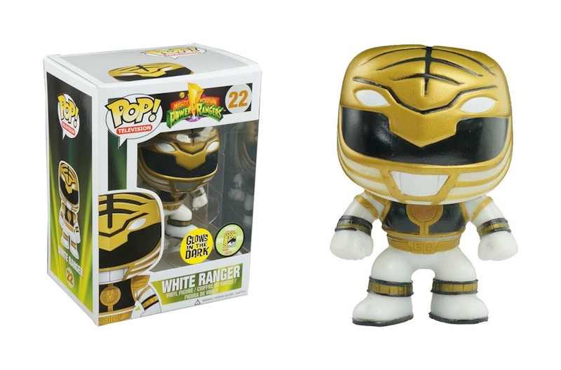 Funko Pop! Television Power Rangers White Ranger (Glow) SDCC