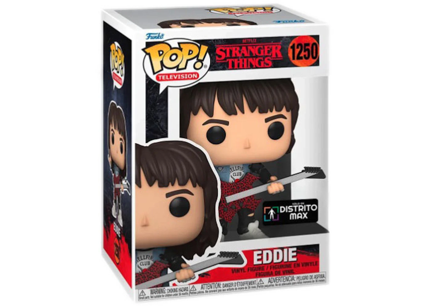 Funko Pop! Television Stranger Things Eddie Distrito Max Exclusive Figure #1250 - US