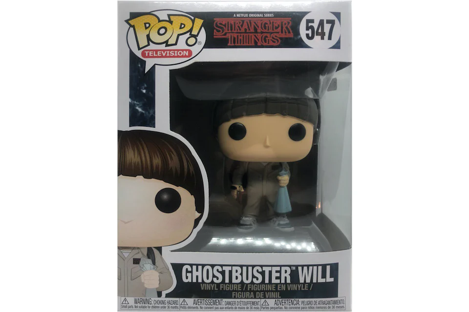 Funko Pop! Television Stranger Things Ghostbuster Will Figure #547